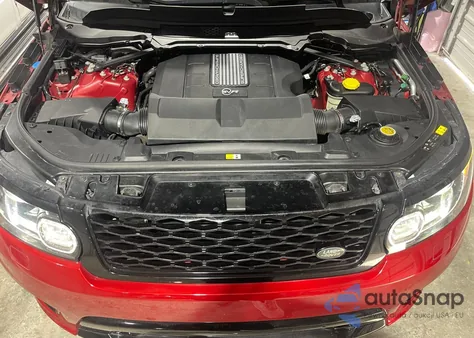 2016 Land Rover Range Rover Sport Svr из США, поврежденный, VIN SALWZ2EF7GA544520